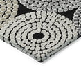 thumbnail image 4 of Addison Rugs Chantille Indoor/Outdoor Transitional Circles Black Washable Rectangle Rug, 9' x 12', 4 of 6