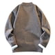 thumbnail image 3 of pstuiky Camisas casuales de manga larga para hombre, Suéter informal de punto para hombre, cárdigan holgado de color liso, manga larga y cuello alto Tops de talla grande para hombre xxl, 3 of 3