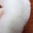 thumbnail image 6 of Faux Fur Artificial Skin Rectangle Fluffy Chair Seat Sofa Cover Carpet Mat Area Rug Living Bedroom Home Decoration 23.6*39.4 inch (White), 6 of 6
