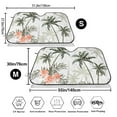 thumbnail image 7 of Lsque Vintage Palm Trees Car Windshield Sun Shade | Accordion Folding Style Auto Shade for Car Truck SUV Van | Blocks UV Rays Sun Visor Protector | Small, 7 of 7