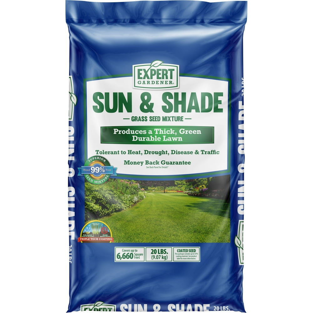 Expert Gardener Sun & Shade Grass Seed Southern Mix; 20 lb. Walmart