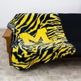 thumbnail image 3 of College Covers Everything Comfy Michigan Wolverines Soft Raschel Throw Blanket, 60" x 50", 3 of 6