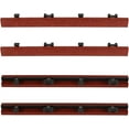 thumbnail image 3 of 1/12 ft. x 1 ft. Quick Deck Composite Deck Tile Straight Trim in Swedish Red (4-Pieces/Box), 3 of 3