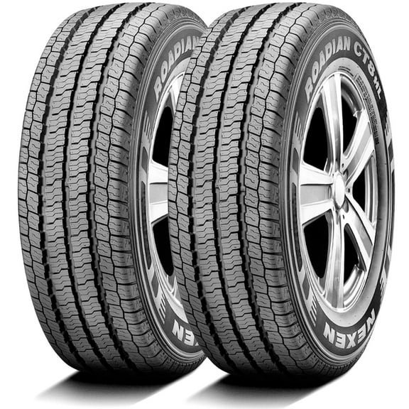 Pair of 2 (TWO) Nexen Roadian CT8 HL LT 245/75R17 121/118S E 10 Ply Light Truck Tires Fits: 2014-15 Jeep Wrangler Sport, 2021 Jeep Wrangler Unlimited Islander