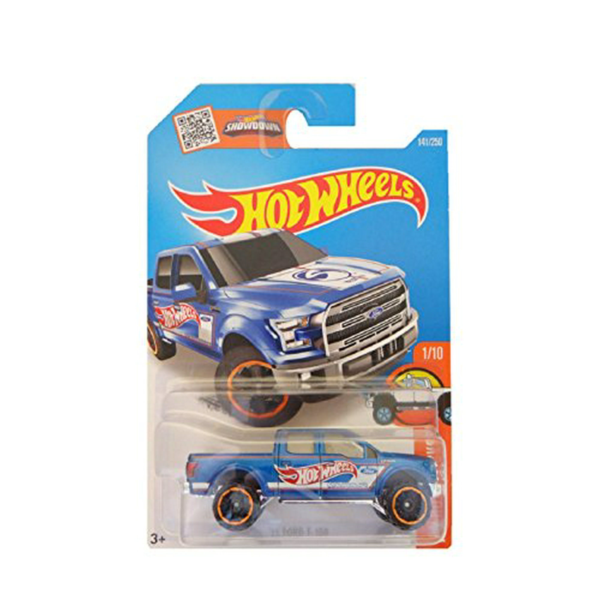 Hot Wheels 2016 HW Hot Trucks 15 Ford F 150 141 250 Blue Walmart
