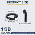 thumbnail image 2 of Uxcell Spring Lock Washer, Split Lock Washers for Screws Bolts Cars Construction 100 0.12 in, 2 of 7