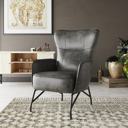 Newboti Graham Gray Accent Chair 490295177636004