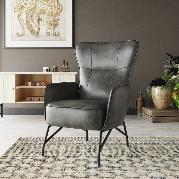 Newboti Graham Gray Accent Chair 490295177636004