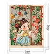 thumbnail image 2 of Hilo de bordar Full Eco-cotton 11CT Impreso Sakura Girl Punto de cruz (szx2381), 2 of 9