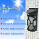 thumbnail image 5 of Fiudx Foco Solar, Luz Led de Seguridad Inalámbrica para Exteriores, Luz Solar Ecológica, Iluminación para Porches y Jardines, Resistente Al Agua Ip65, Fácil Instalación, Ahorro de Energía., 5 of 6
