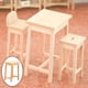 thumbnail image 3 of Muebles de comedor en miniatura a escala 1/12, simulación de casa de muñecas de madera, accesorios mesa individual, 3 of 7