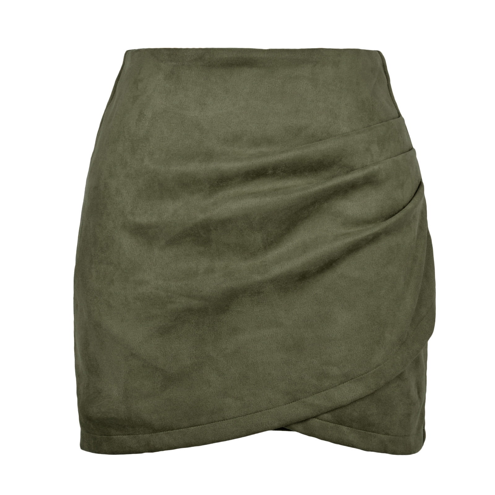 High waisted asymmetrical mini skirt hot sale