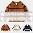 thumbnail image 5 of Mnyotv Knit Sweater for Toddler Boys Long Sleeve Pullover Sweaters Shirts Boy Fall Winter Clothes Tops Size 2-3 Years, 5 of 6