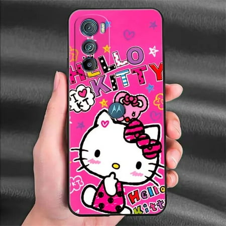 Hello Kittys Cartoon Coque For Motorola Moto Edge 40 30 20 Pro Neo Lite One Fusion Plus G Stylus Phone Case Soft Silicone Covers