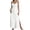 #227-White, variant on Roncen Womens Satin Long Nightgown Sexy Side Split Silk Lingerie Soft Spaghetti Strap Nightwear Nightdress