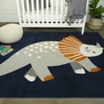 thumbnail image 4 of Balta Mod-Tod Sarah Kids Dinosaur Area Rug 5'3" x 7' 5' x 8', 4 of 5