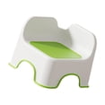 thumbnail image 2 of Taburete para niños, taburete para pies, respaldo antideslizante portátil, reposapiés multiusos, taburete para cambiar zapatos para cocina, sala de es Verde, 2 of 8
