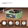 thumbnail image 3 of Altavoz Tocadiscos, Altavoz Con Sonido Estéreo Hifi Retro Con 3 Modos de Reproducción, Altavoz Giratorio Inalámbrico Portátil para El Hogar, Dormitoria, Oficina, 3 of 7