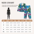thumbnail image 5 of Uemuo Little Sea Turtles Pattern Womens Pajama Sets,PJ Set for Women,Pajamas for Women Logo,Long Sleeve Pajama Set for Women,Soft Long Sleeve Top With Pants-X-Large, 5 of 9