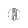 thumbnail image 4 of Dr. Slick Clamp, 6", Gold Loops, Straight, 4 of 4