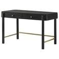 thumbnail image 5 of Arini 2-drawer Vanity Desk Makeup Table Black, 5 of 13