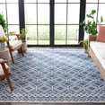thumbnail image 4 of SAFAVIEH Machine Washable Rug Indoor/Outdoor Bermuda Collection - Bermuda Leonard Geometric Indoor/Outdoor Area Rug, Navy/Ivory, 8' x 10', 4 of 13