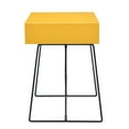thumbnail image 4 of Urban Designs Elba Collection 1-Drawer End Table - Yellow, 4 of 4