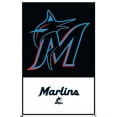 thumbnail image 4 of MLB Miami Marlins - Logo 22 Wall Poster with Pushpins, 22.375" x 34", 4 of 5