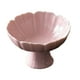 thumbnail image 5 of Frutero de cerámica con base decorativa para encimera de cocina, bandeja de frutas con forma de loto. Rosa, 5 of 9