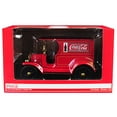 thumbnail image 3 of 1917 Ford Model T Cargo Van "Coca-Cola" Red with Black Top 1/24 Diecast Model Car by Motorcity Classics, 3 of 3