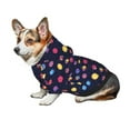 thumbnail image 7 of Fotbe Planets Print Small Dog Sweater Hoodies Pet Grey Hooded Soft Fleece Sweatshirts with Pocket Fall Winter Puppy Cat Sweaters Warm Clothes-X-Small, 7 of 7