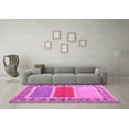 thumbnail image 3 of Ahgly Company Indoor Round Southwestern Pink Country Area Rugs, 8' Round, 3 of 4
