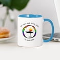 thumbnail image 3 of CafePress - Rainbow Chalice Mugs - 11 oz Ceramic Mug - Novelty Coffee Tea Cup, 3 of 4