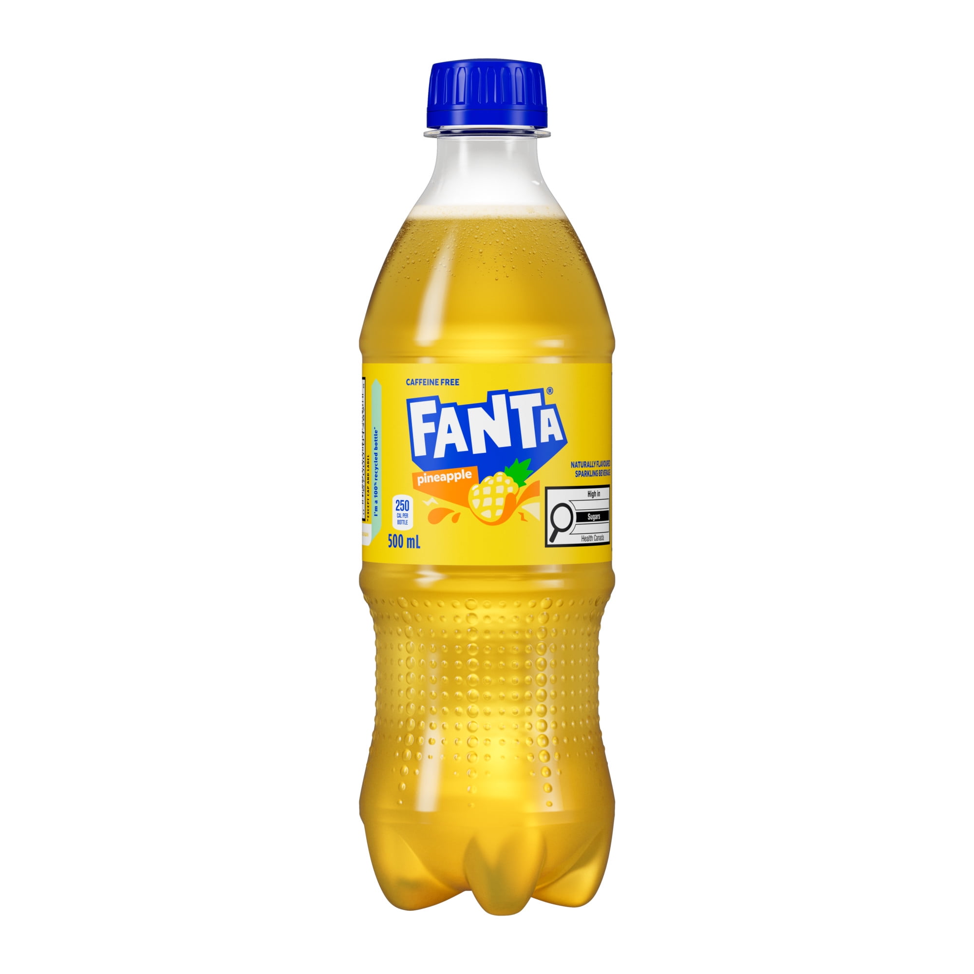 Fanta Pineapple Bottle, 500 mL, Fanta Pineapple