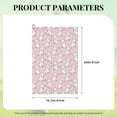 thumbnail image 4 of Easygdp Cute Rabbit Golf Towel 24x16in for Men and Women with Carabiner Clip for Easy Attachment, 4 of 8