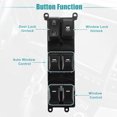 thumbnail image 3 of Front Left Driver Side Master Power Window Switch Replaces Fit for Kia Forte 2014-2018 Black, 3 of 7