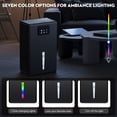 thumbnail image 3 of DARKIRON Dehumidifier for Home, 95 OZ Water Tank, (1000 sq.ft) Upgrade Dehumidifiers for Bathroom Bedroom Basement with Auto Shut Off,7 Colors LED Light (Black), 3 of 8