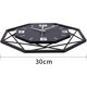 thumbnail image 4 of Reloj de pared ZHAOCHENG de madera y metal 30 cm silencioso Para sala de estar dormitorio cocina oficina, 4 of 5