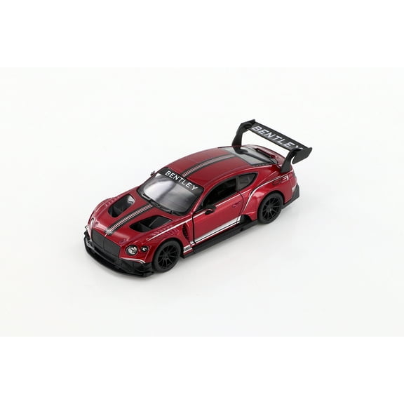 2018 Bentley GT3, Red - Kinsmart 5417D - 1/38 scale Diecast Model Toy Car
