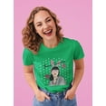 thumbnail image 2 of Forever Dreaming Cute Girl Shaped T-Shirt Women -Image by Shutterstock, Female Large, 2 of 4
