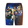 thumbnail image 4 of Anime My Hero Academia Men's Short Pajama Pants Lightweight Daily Lounge Shorts Bottoms Sleepwear Cozy Soft Home Pajama Pants Shorts, 4 of 9