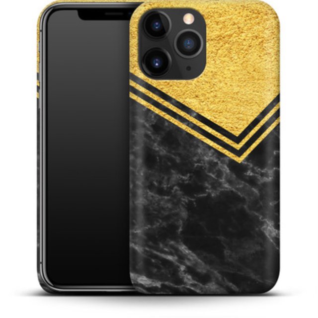 Apple iPhone 12 Pro Max - Mármol dorado de caseable Designs, estuche rígido para teléfono inteligente caseable HC2PMXXC01260XXAPIPPM