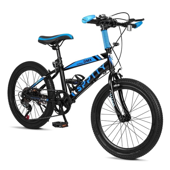 20-24 inch Bike,6-Speed Mountain Bike for Men Women Boys Girls,Comfort Saddle,Blue