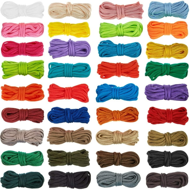 36 Pieces 10 Feet Paracord Cord 550 Multifunction Paracord Ropes