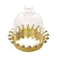 thumbnail image 5 of BalsaCircle 12 Gold Clear 4" Mini Crown Jars Dome Favor Holders, 5 of 8