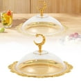 thumbnail image 4 of European Style Elegant Transparent Proof Serving Tray Exquisite Living Room Decorative Snack Dish High End Fruit Plate, 4 of 6