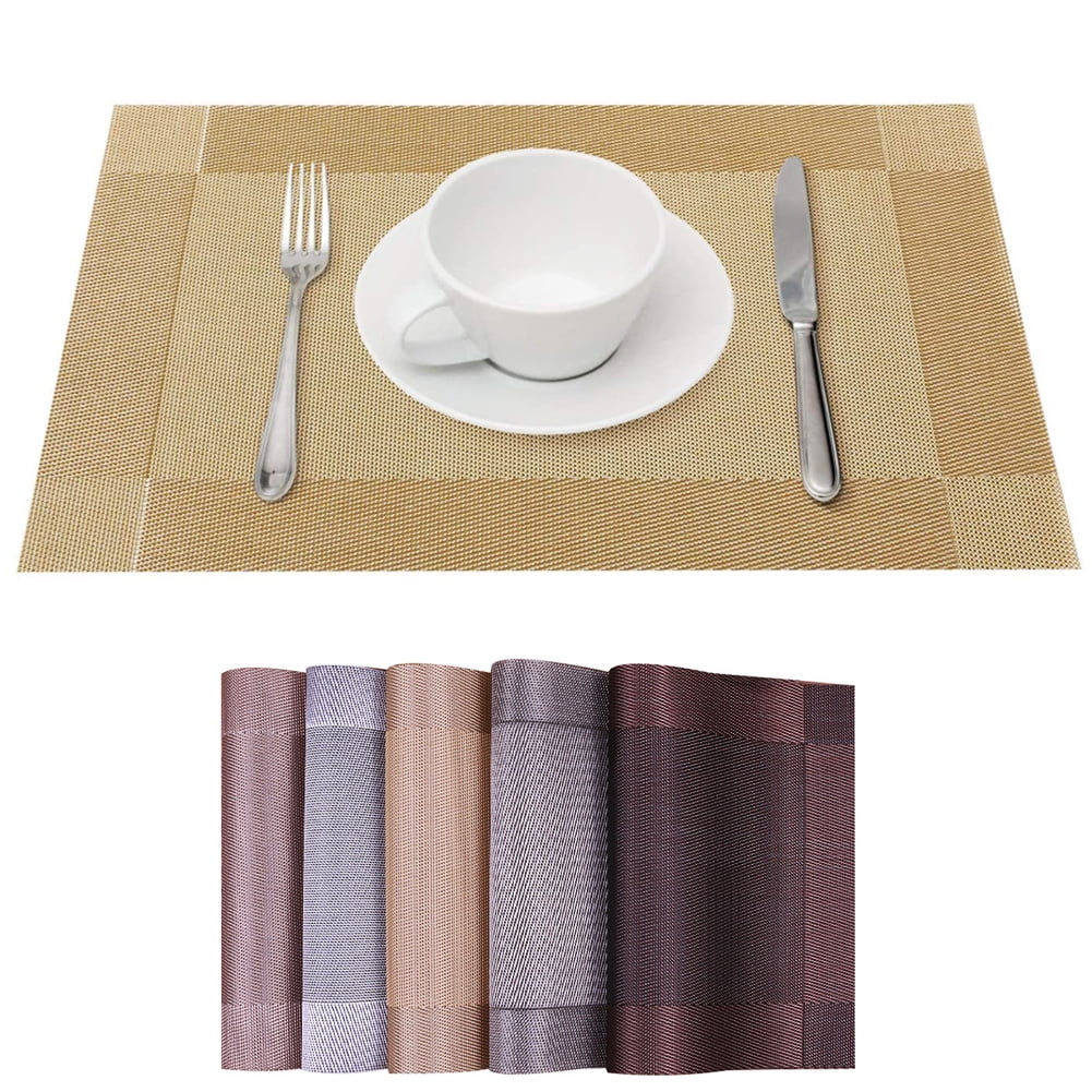 Manunclaims 17.7" x 11.8" Waterproof PVC Placemat, Wipeable Washable