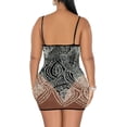 thumbnail image 2 of XINQIHANG Femmes Sexy Élégant Strass Forage Chaud Processus Bodycon Robe de Soirée de Soirée Robe de Soirée Longues Robes de Soirée, 2 of 3