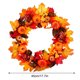 thumbnail image 2 of Guirnalda Guirnalda de flores artificiales Arce falso Colgante Hojas de imitación Calabazas Decoración de puerta de Navidad Speravity HA9073-00B, 2 of 6