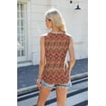 thumbnail image 3 of Women's Loose Casual Crew Neck Sleeveless Shirts, 3 of 3